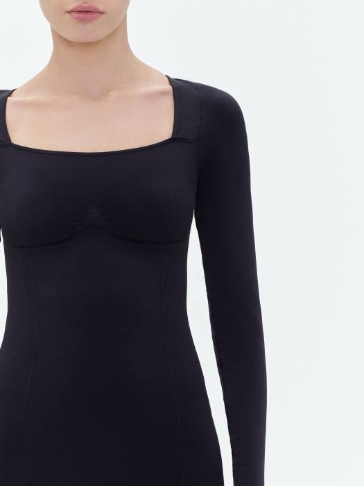 AMIRI kvinner svart sømløs bodysuit NFBX269