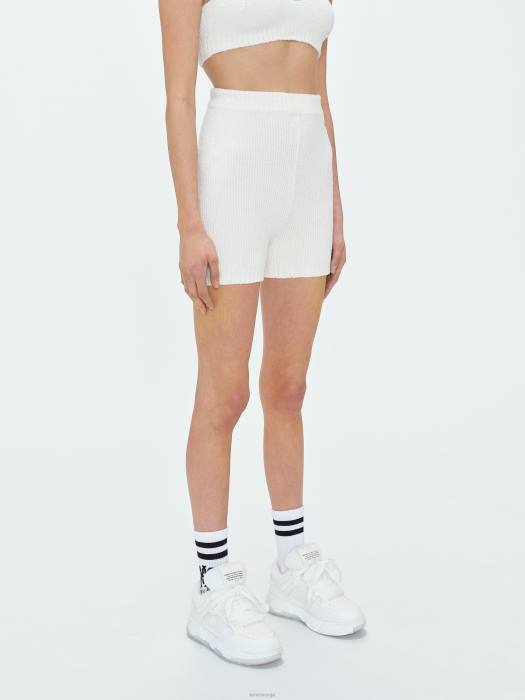 AMIRI kvinner alabast genser strikke shorts NFBX298