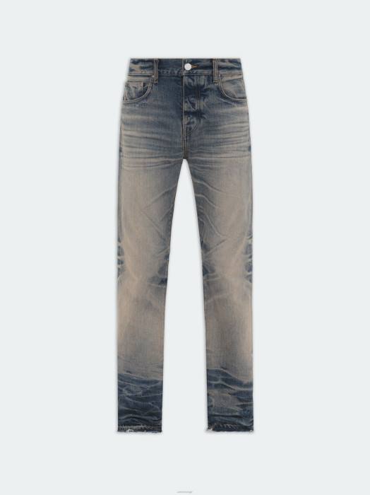 AMIRI menn antikk indigo slipp hem rett jean NFBX2