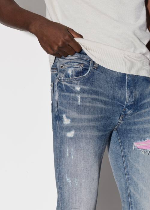 AMIRI menn leire indigo mx1 jean NFBX20