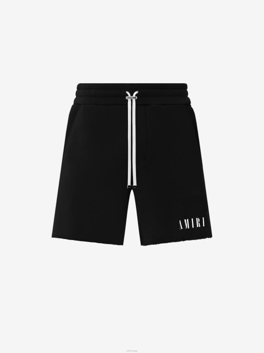 AMIRI menn svart merkevare-logo sweatshorts NFBX183