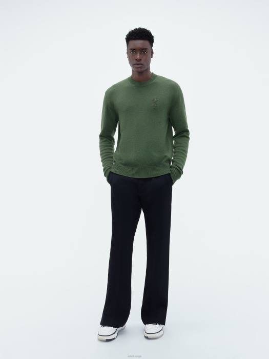 AMIRI menn spindeltre merke stack crewneck NFBX122